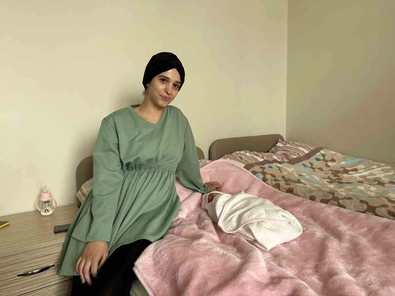 KYK yurdunda dünyaya gelen Hira bebek depremzedelerin umudu oldu
