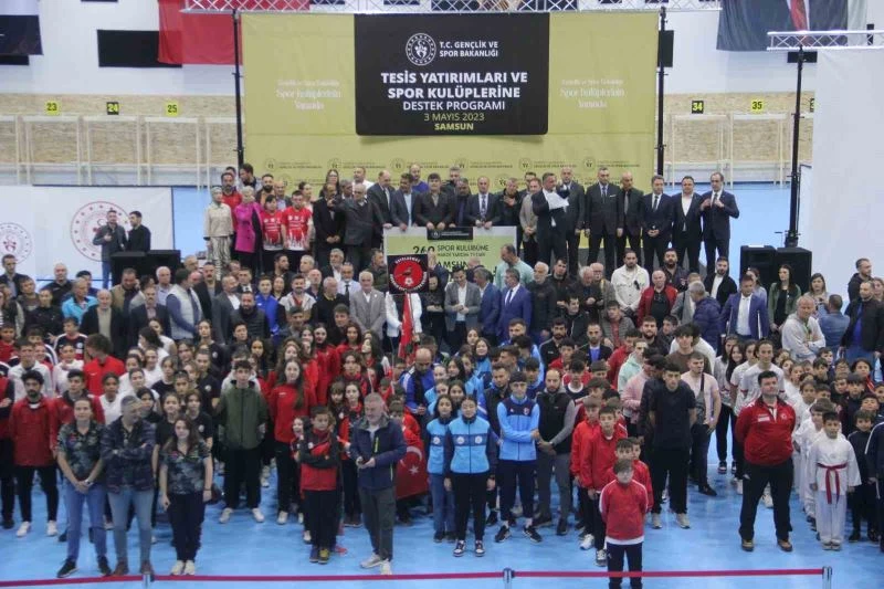 Samsun’da 269 amatör spor kulübüne 7,1 milyon liralık destek
