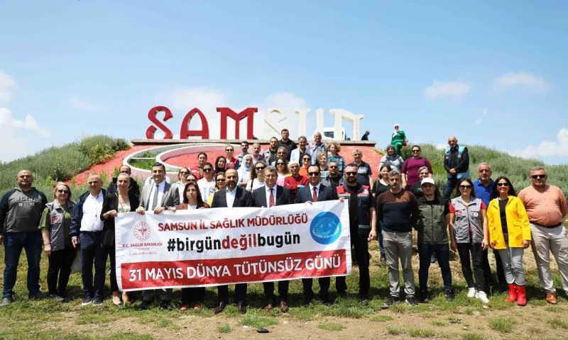 Dünya Tütünsüz Günü fidan dikilerek kutlandı
