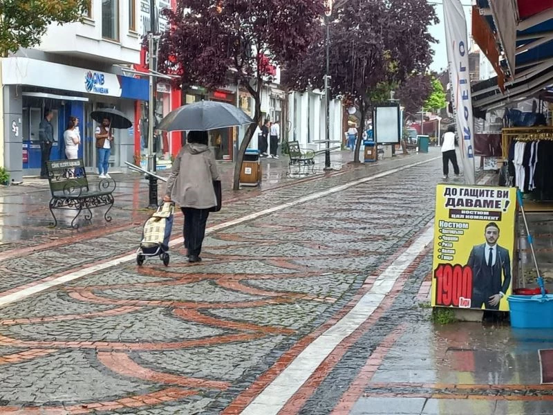 Edirne’de sağanak etkili oldu
