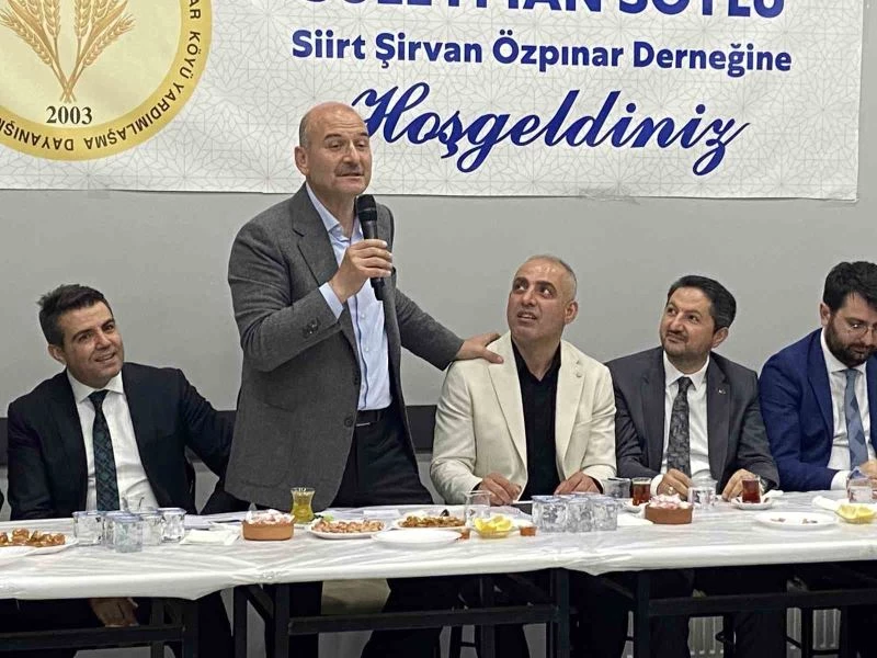İçişleri Bakanı Soylu: 