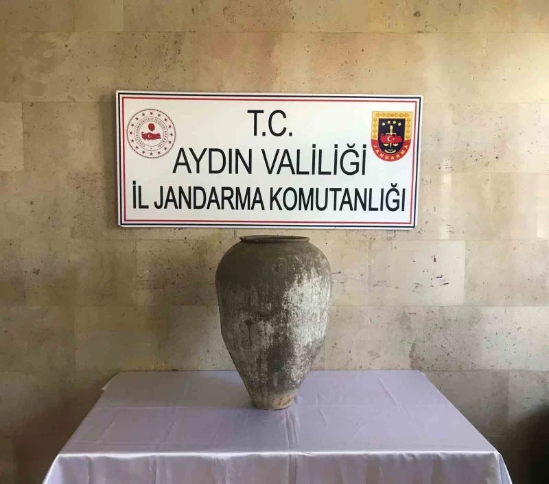 Tarihi eseri 100 bin liraya satmaya çalışırken suçüstü yakalandı
