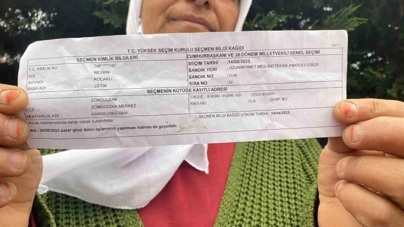 7 yıldır kayıp kızına seçmen kağıdı çıktı, anne 