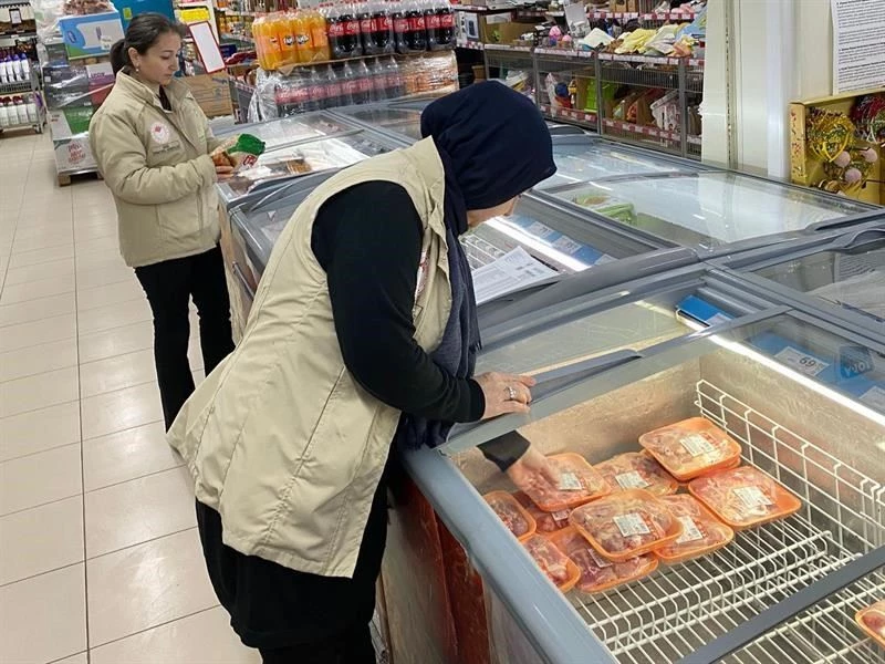 Gıda satışı ve imalatı yapan 9 işyerine cezai işlem
