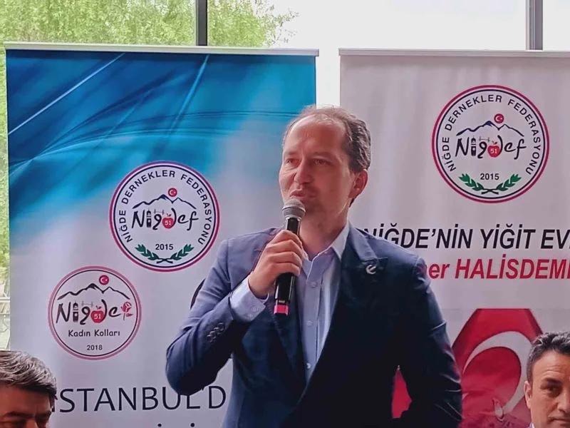 Fatih Erbakan: “PKK’nın önde gelen isimleri 7’li masa için Düsseldorf’ta seçim kampanyası yapıyor