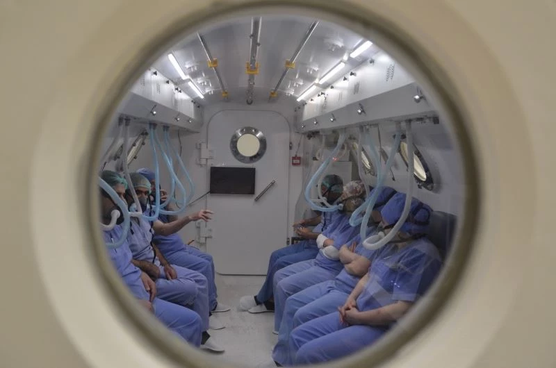 Oksijenle gelen şifa ’hiperbarik tedavi’
