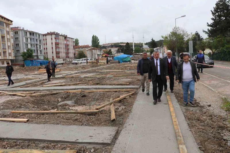 Yöresel ürün ve kapalı pazaryerine inşaatı başladı
