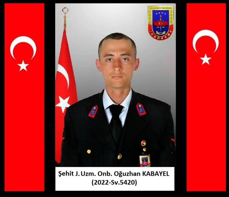 Jandarma Uzman Onbaşı Oğuzhan Kabayel geçirdiği trafik kazası sonucu şehit oldu
