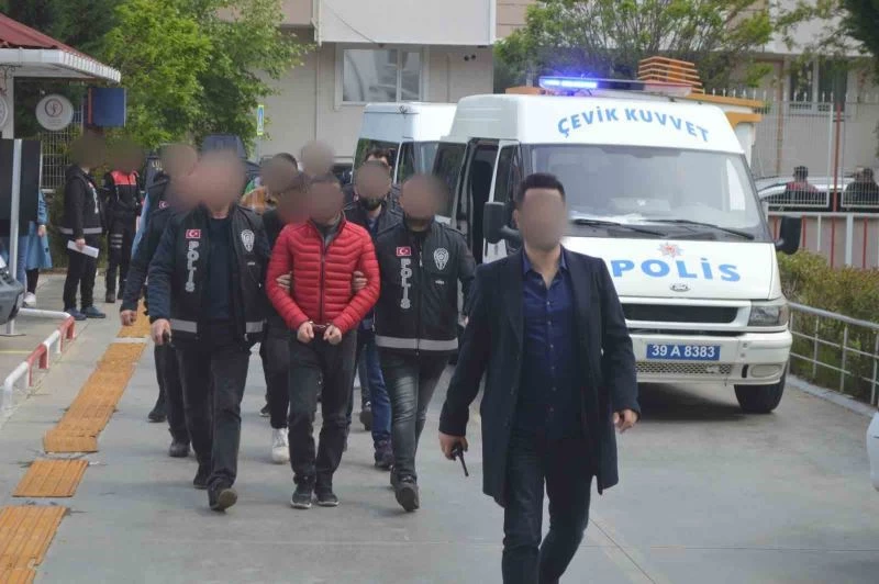 Kırklareli’nde silahlı kavgada gözaltına alınan 17 şüpheliden 5’i tutuklandı
