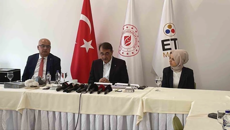 Enerji ve Tabii Kaynaklar Bakanı Fatih Dönmez’den nadir toprak elementleriyle alakalı açıklama;
