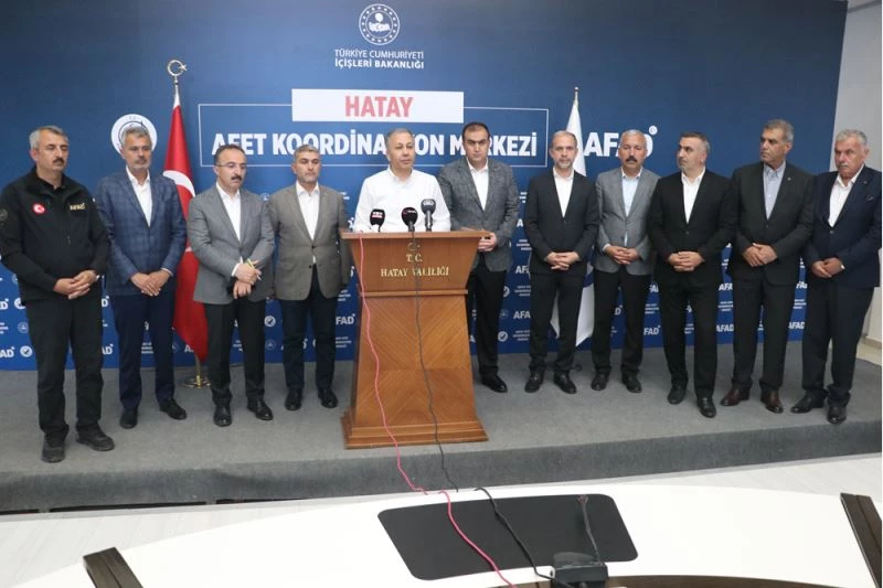 Bakan Yerlikaya Hatay