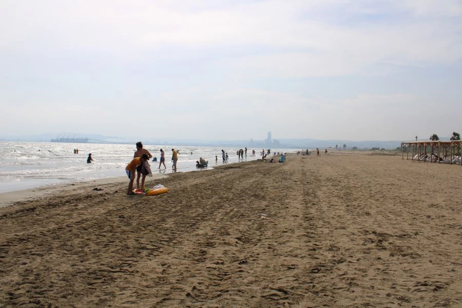Burnaz Plajı yaz sezonuna hazırlandı