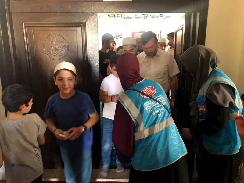 Diyanet İşleri Türk İslam Birliği gönüllülerinden Hatay