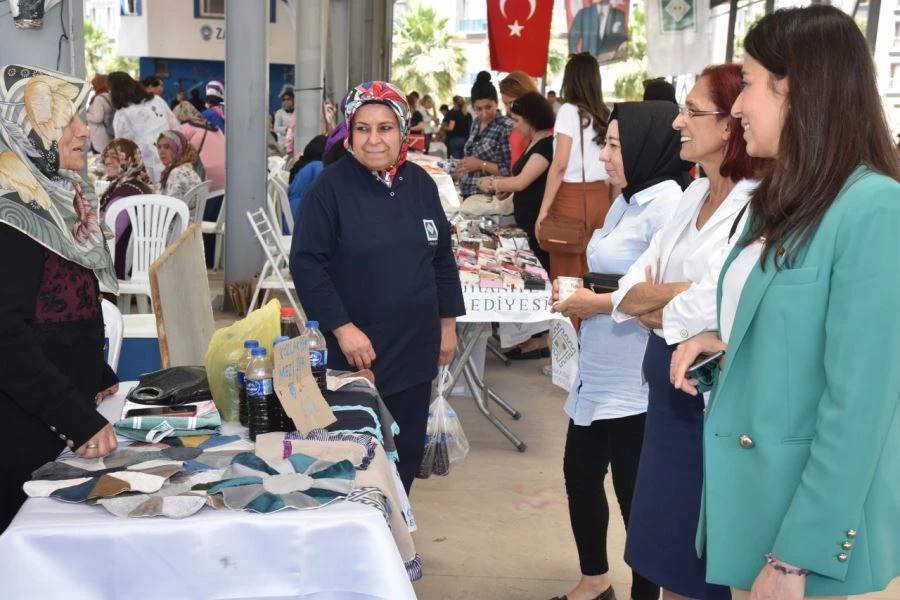 Üreten Kadınlar İçin Kurulan Pazar Hizmet Vermeye Devam Ediyor
