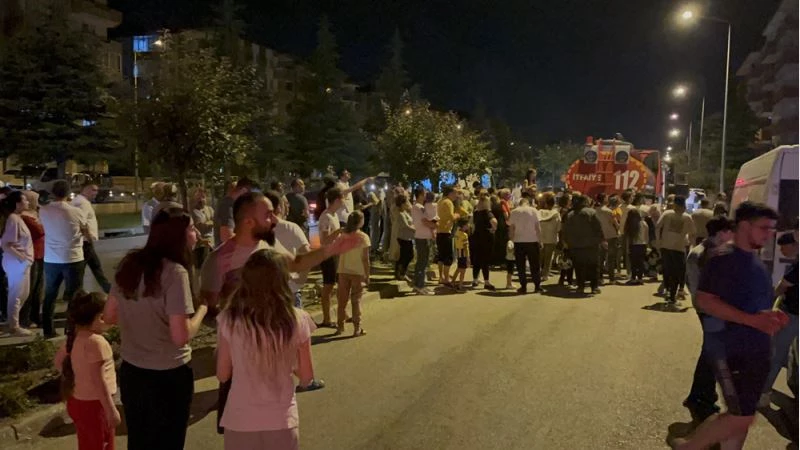 Prizde unutulan şarj aleti yangına sebep oldu