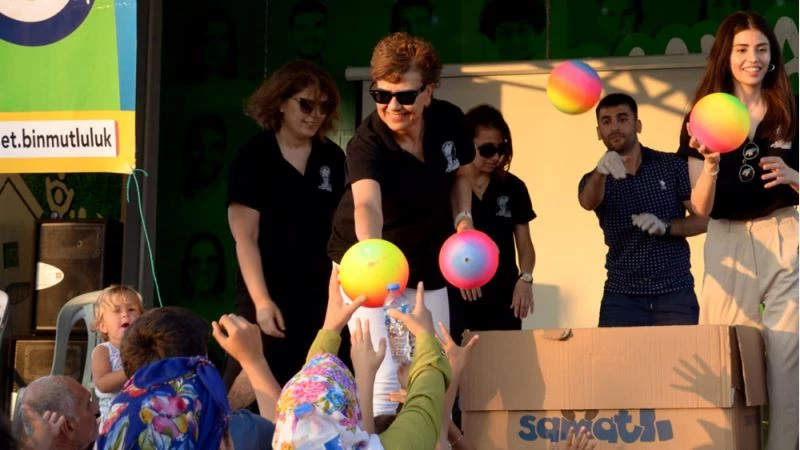 Konteyner kentte kalan depremzede çocuklara yönelik etkinlik düzenlendi