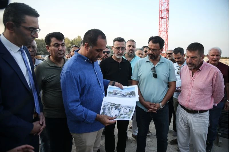 AK Parti Mersin Milletvekili Ali Kıratlı, hastane inşaatını inceledi