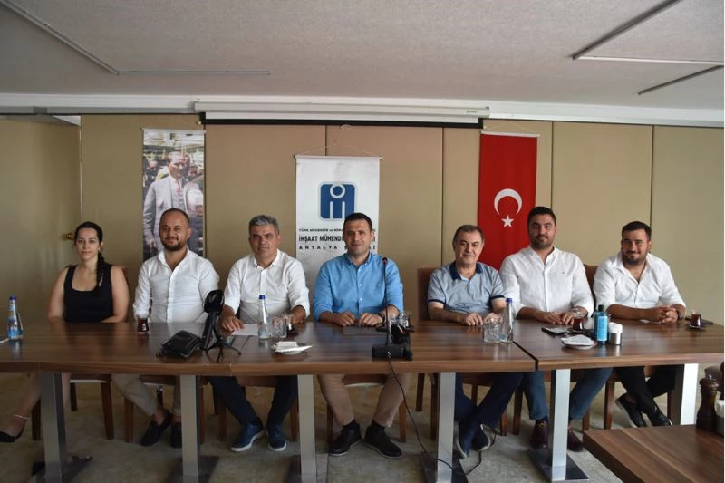 İMO Antalya Şube Başkanı Akdoğan