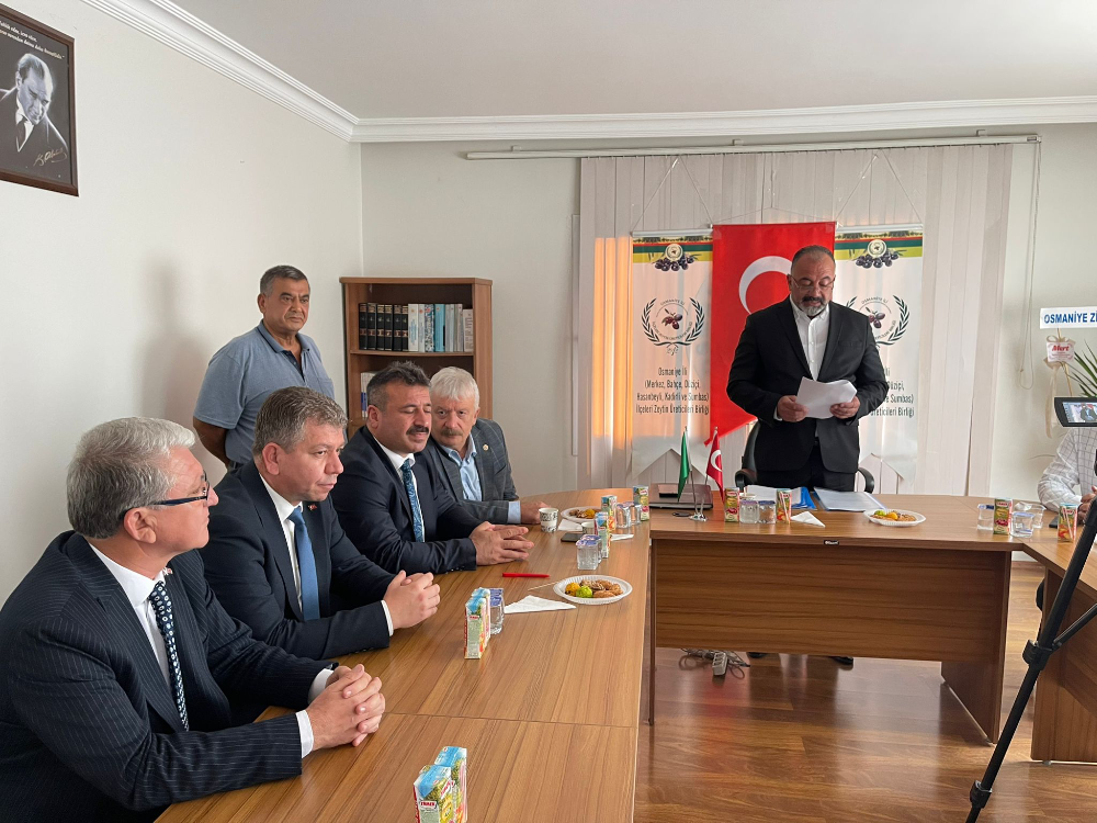 Osmaniye Zeytin Üreticileri Birliği Başkanı Alibekiroğlu, güven tazeledi