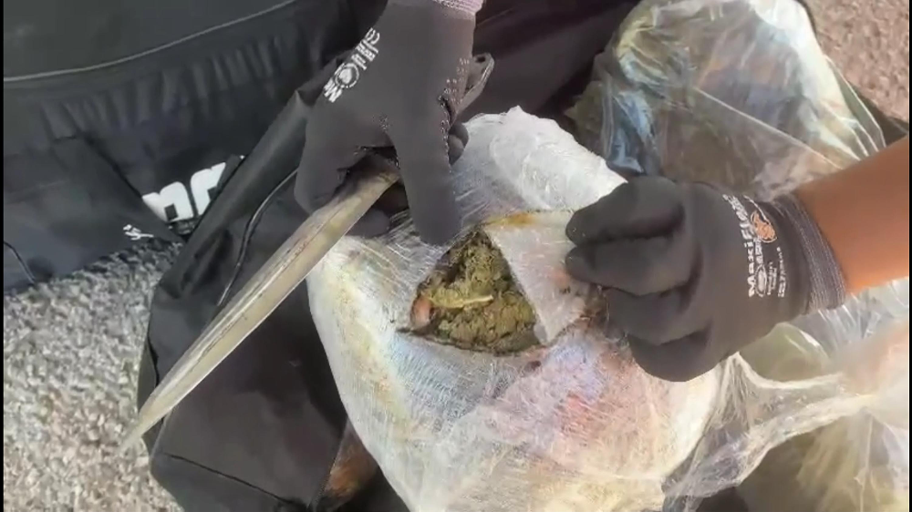 Kamyonun sürücü kabinindeki yatak bölümünde 27 kilo kubar, 1 kilo toz esrar bulundu