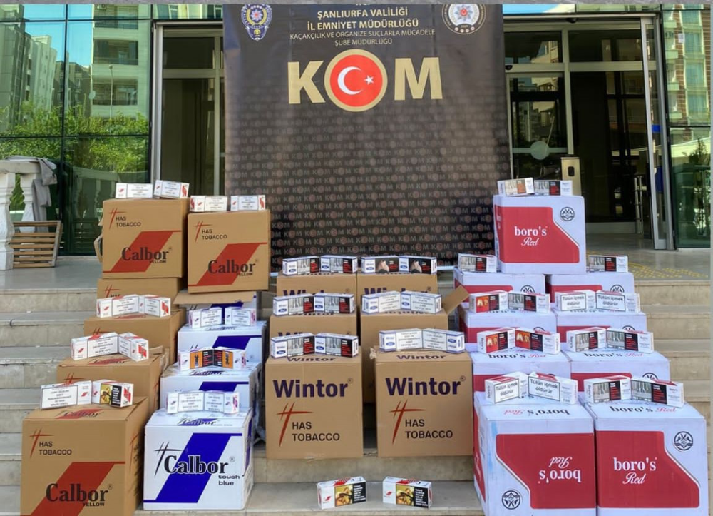 Osmaniye’de 493 Bin 178 dal makaron ele geçirildi