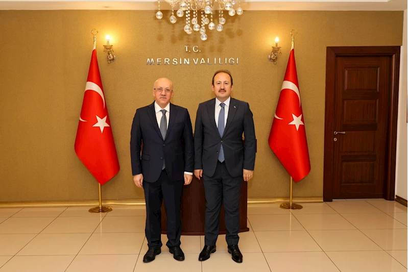 Ticaret Bakan Yardımcısı Uçarmak, Mersin Valiliğine ziyarette bulundu