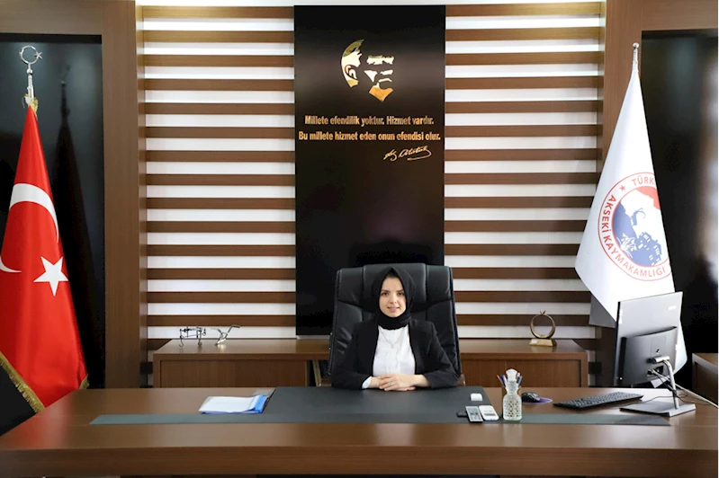 Akseki Kaymakamlığına atanan Saliha Karataş görevine başladı