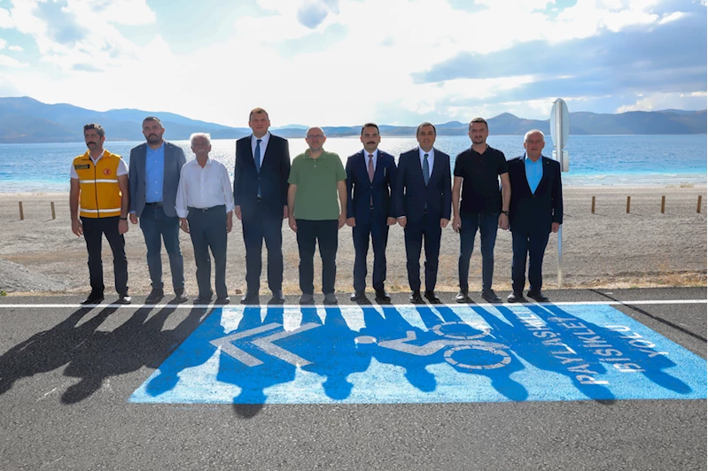 Salda Gölü çevresine 7 kilometrelik bisiklet yolu yapıldı 