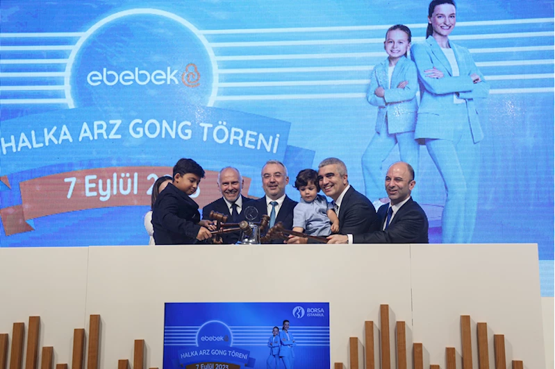 Borsa İstanbul’da gong 3,9 milyon talep gelen ebebek için çaldı