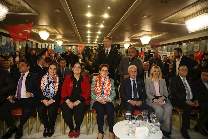 İYİ Parti Genel Başkanı Akşener, Adana
