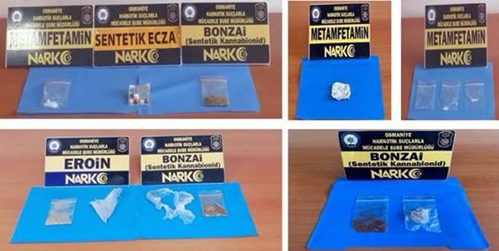 Osmaniye’de uyuşturucu operasyonlarına 36 gözaltı