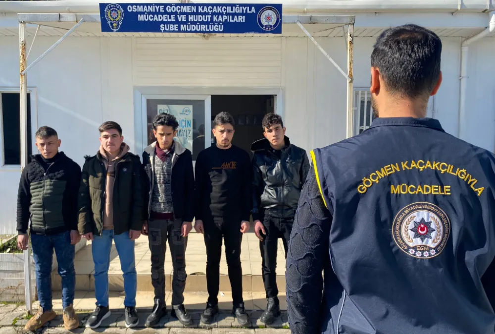 Osmaniye’de 5 kaçak göçmen yakalandı