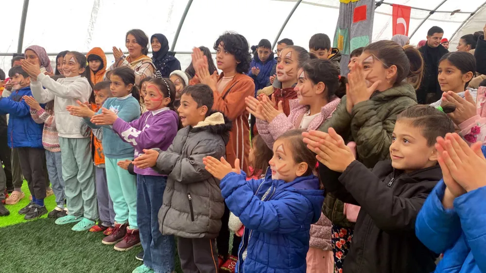 Osmaniye’de, konteyner kentteki depremzede çocuklara özel etkinlik 