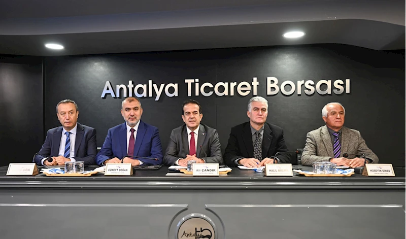 Antalya Ticaret Borsası meclis toplantısı yapıldı