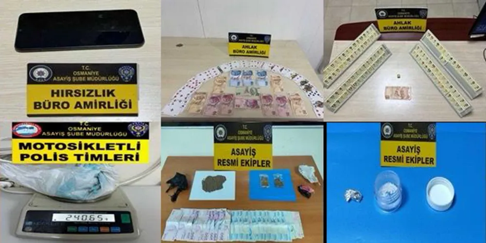 Osmaniye’de asayiş olaylarına 15 tutuklama