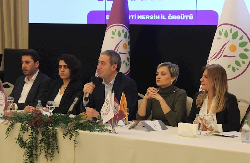 DEM Parti Eş Genel Başkanı Bakırhan, Mersin