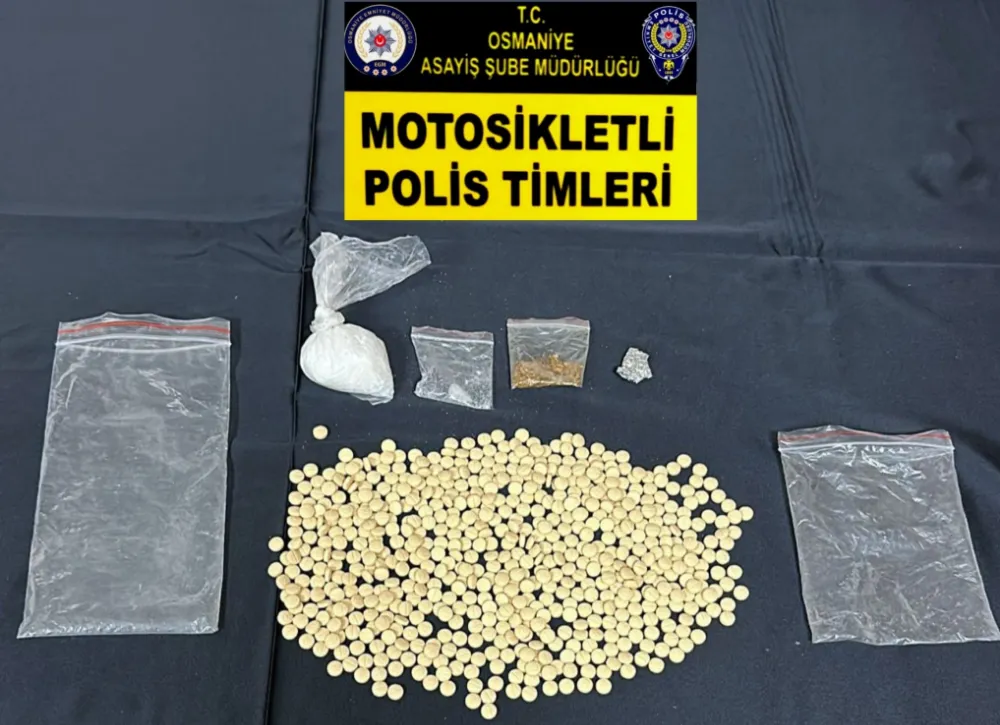 Osmaniye’de, polisin durdurduğu otomobilden uyuşturucu çıktı, sürücü tutuklandı