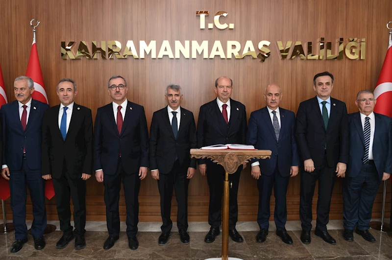 KKTC Cumhurbaşkanı Tatar, Kahramanmaraş