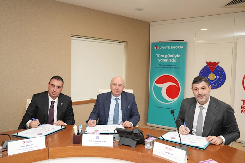 Türkiye Sigorta ve TBF, deprem bölgesine yapacağı basketbol sahaları için protokol imzaladı