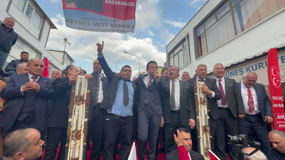 Bahçe’de MHP’ye Büyük Katılım