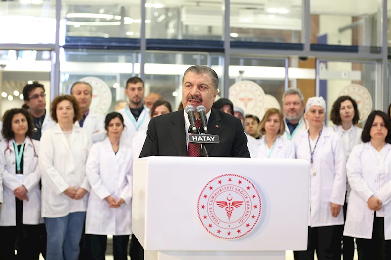 Sağlık Bakanı Koca, Hatay