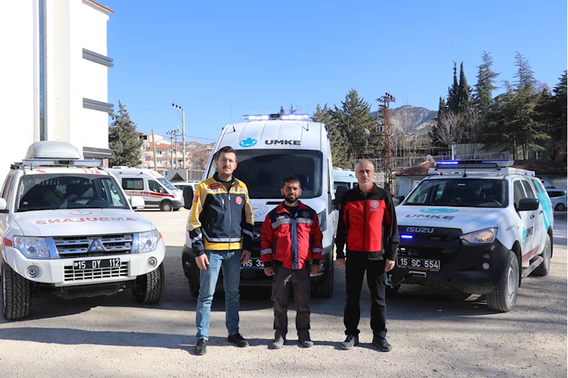 Burdur UMKE ekibi enkazdan kurtardıkları canları unutamıyor