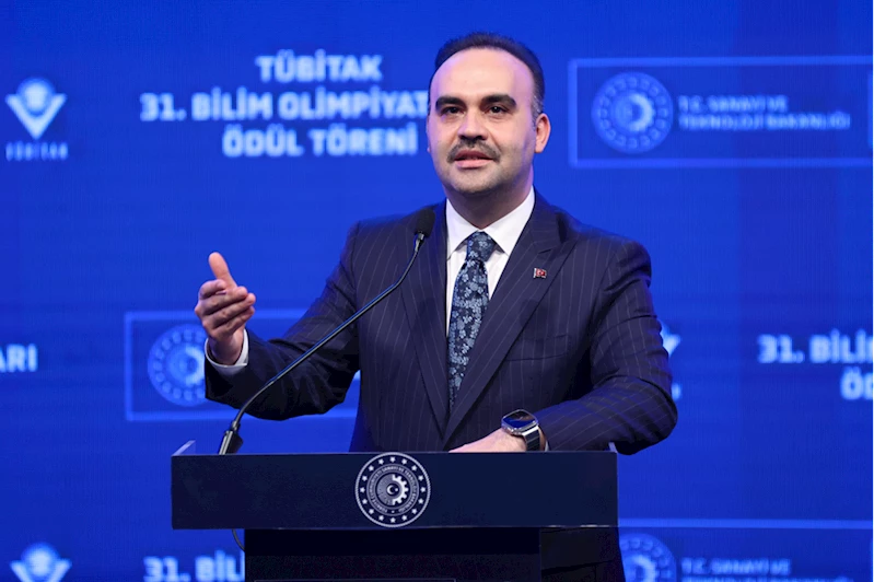 Bakan Kacır, TÜBİTAK 31. Bilim Olimpiyatları Ödül Töreni