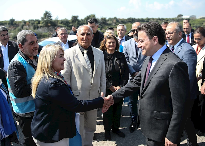 DEVA Partisi Genel Başkanı Ali Babacan Mersin