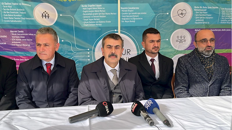 Milli Eğitim Bakanı Tekin, Burdur