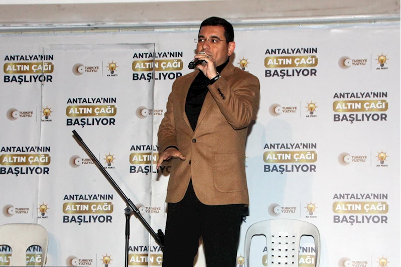 Antalya Büyükşehir Belediye Başkan adayı Tütüncü, Serik