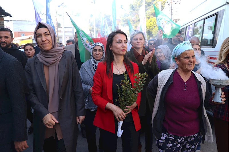 DEM Parti Eş Genel Başkanı Oruç, Mersin