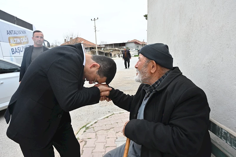 Cumhur İttifakı Antalya Büyükşehir Belediye Başkan adayı Tütüncü, Korkuteli ve Elmalı
