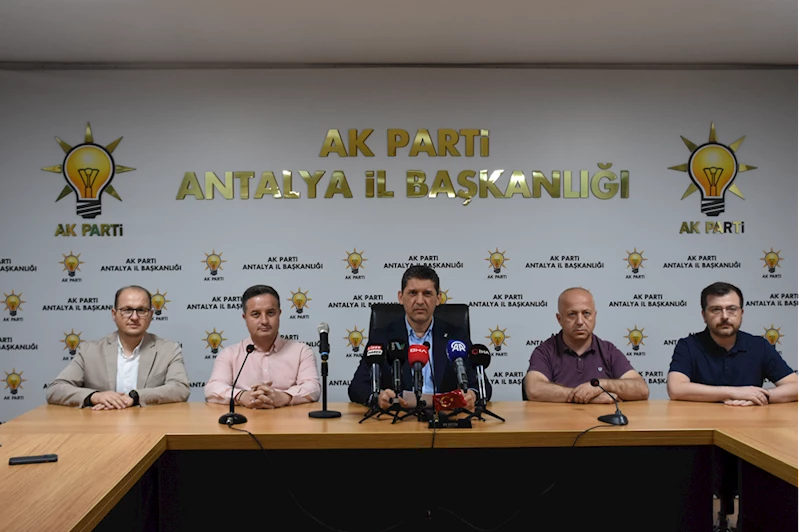 AK Parti Antalya İl Başkanı Ali Çetin