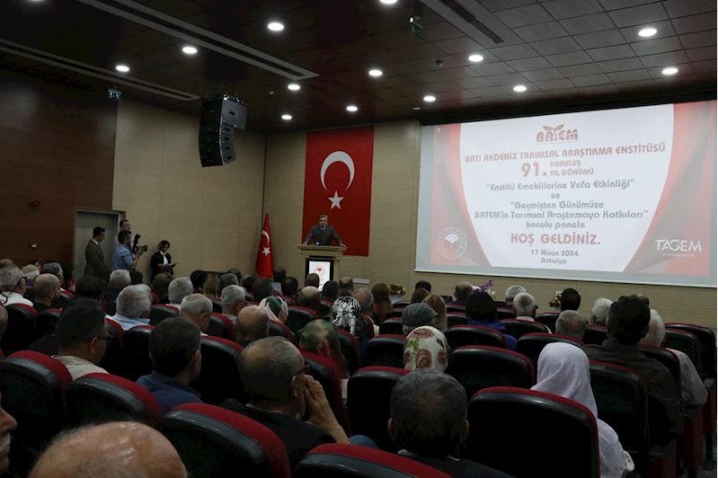 BATEM, 91 yılda 185 çeşidi tescilleyerek tarıma kazandırdı 